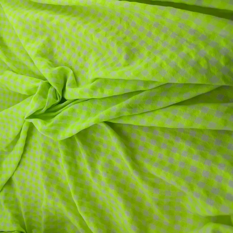 TELA VICHY 100% ALGODÓN - TONOS NEÓN VIBRANTES