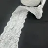WHITE LACE 100% COTTON, SOLD BY THE METRES
