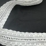 PUNTILLA BLANCA 100% ALGODÓN, VENTA POR METROS