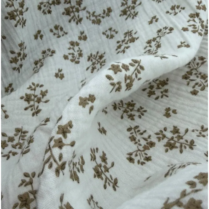 Muselina Estampada de Algodón 100 % por Metros