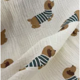 Muselina Estampada de Algodón 100 % por Metros