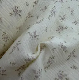 Muselina Estampada de Algodón 100 % por Metros
