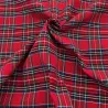 IRLANDA RED LUREX WOVEN TARTAN
