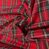 TARTAN CHRISTMAS RED 140 CM WIDTH