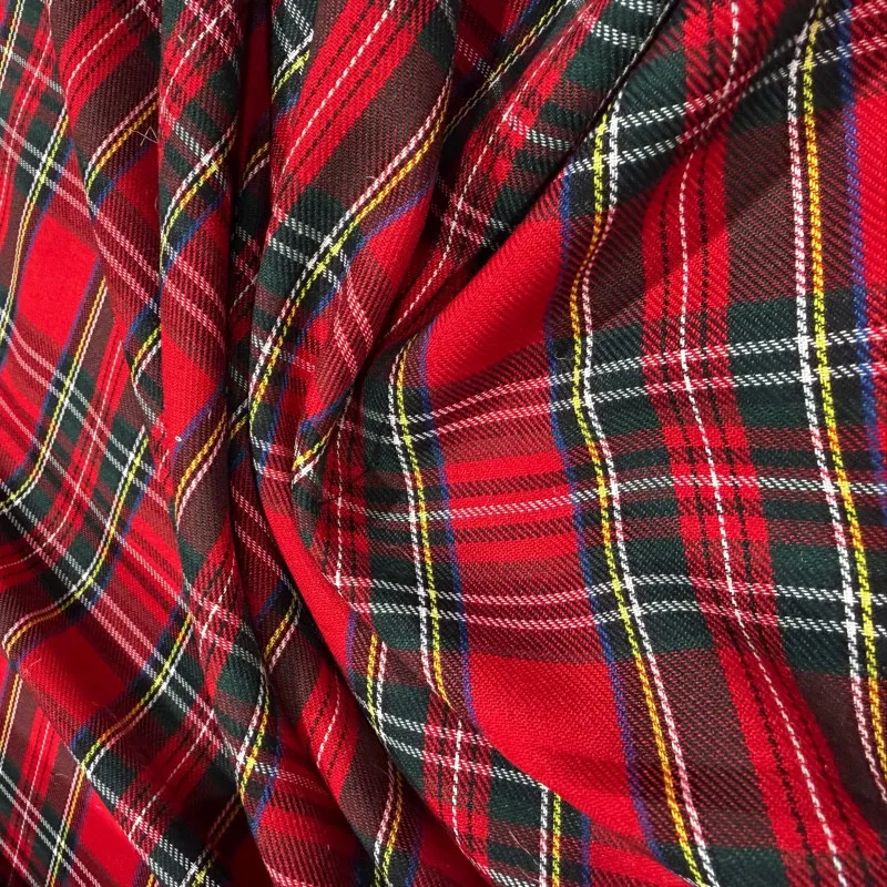 TARTAN NAVIDAD ROJO TEJIDO 140 CM ANCHO