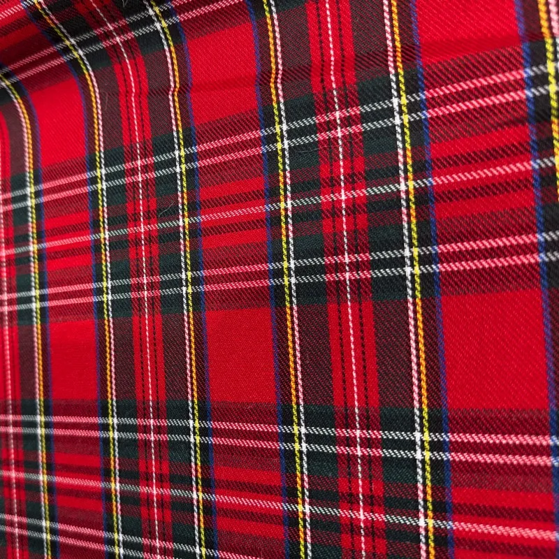 TARTAN CHRISTMAS RED 140 CM WIDTH