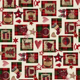 Loneta de Navidad Estampada 280 cm | Venta por Metros