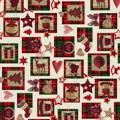 Loneta de Navidad Estampada 280 cm | Venta por Metros
