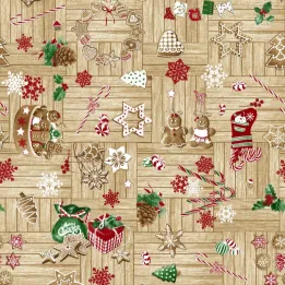 Loneta de Navidad Estampada 280 cm | Venta por Metros